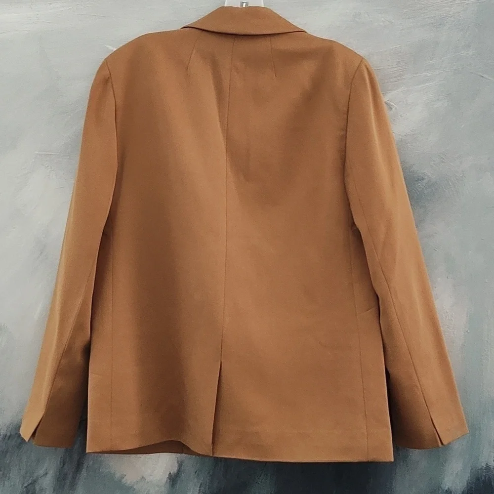 New JCREW Twill Double Breasted Blazer Size 4